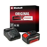 Original Einhell Starter Kit PXC 4,0 Ah (18 V, 900 W, Akku + 3 A Ladegerät, 75 min Ladezeit, Power X-Change, Li-Ion, Lademanagement, LED-Anzeige)